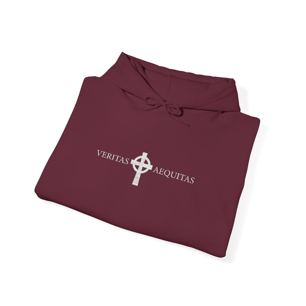 'Veritas Aequitas' Embroidered Streetwear Pullover