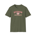 Hudson University NYC T‑Shirt — Vintage Collegiate Crew Tee