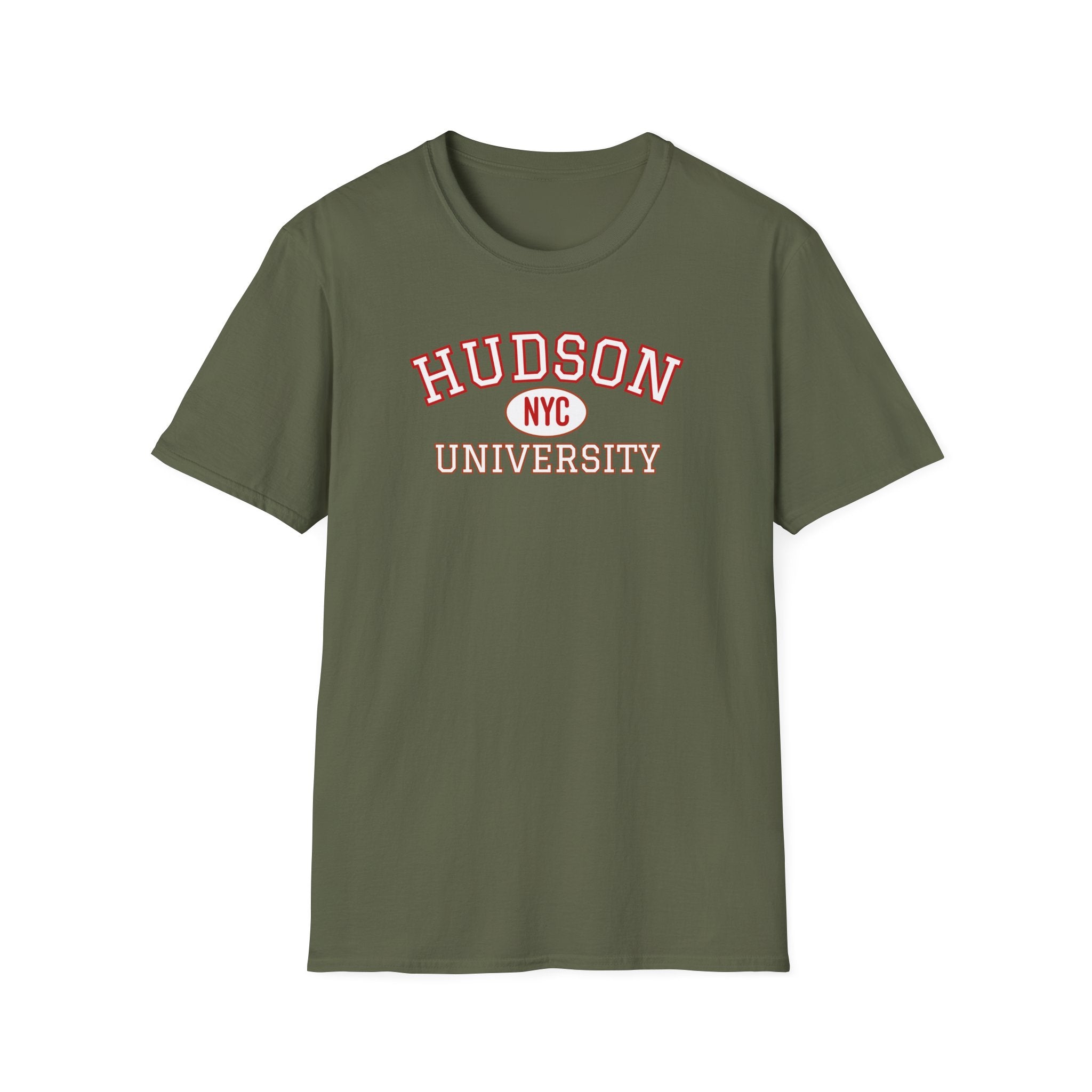 Hudson University NYC T‑Shirt — Vintage Collegiate Crew Tee
