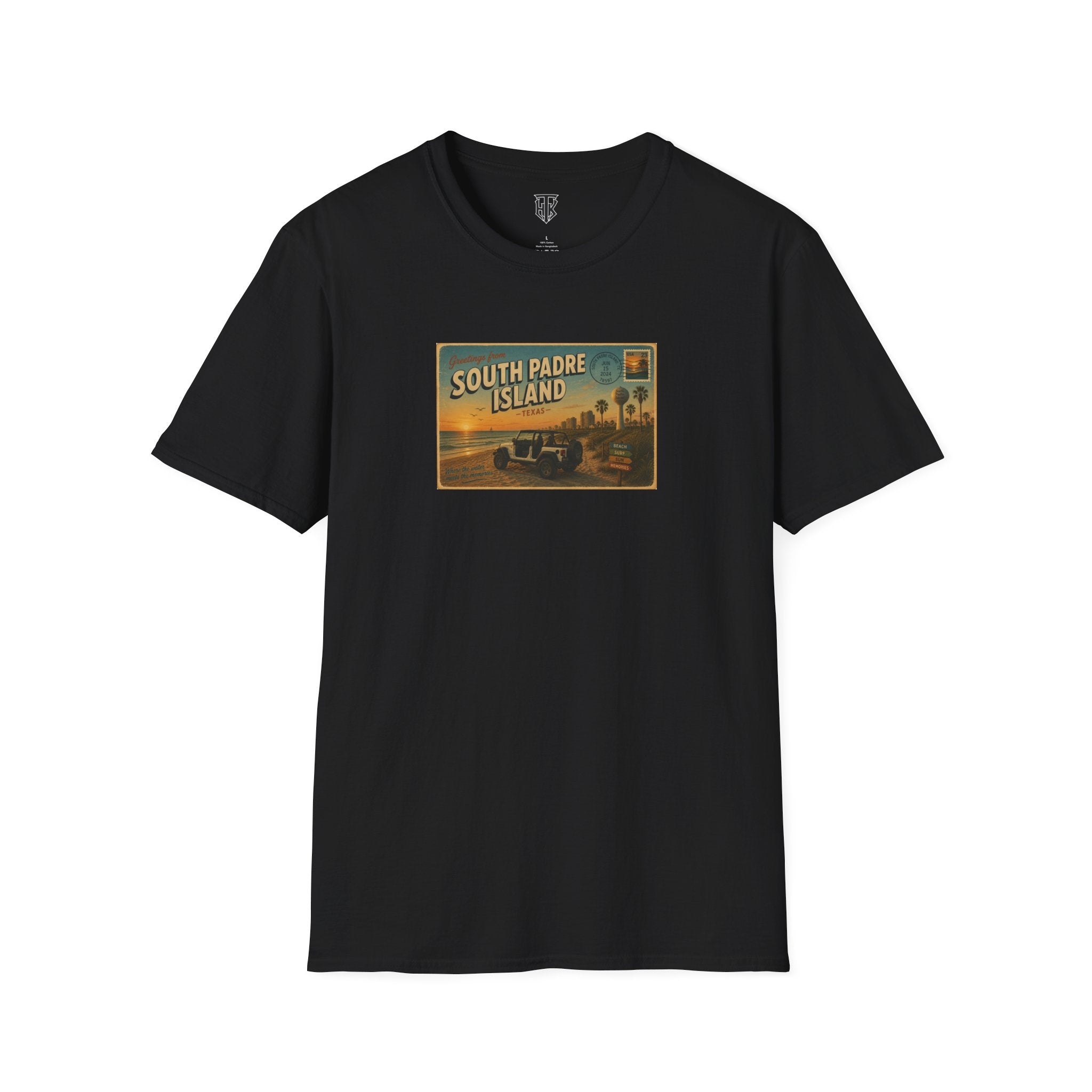 South Padre Island Postcard Vintage Beach T-Shirt