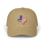 Texas Flag Dad Cap – American USA Lone Star Baseball Hat
