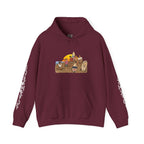 Surf Crew Vintage Sunset Hoodie — Beach Surfing Graphic Pullover