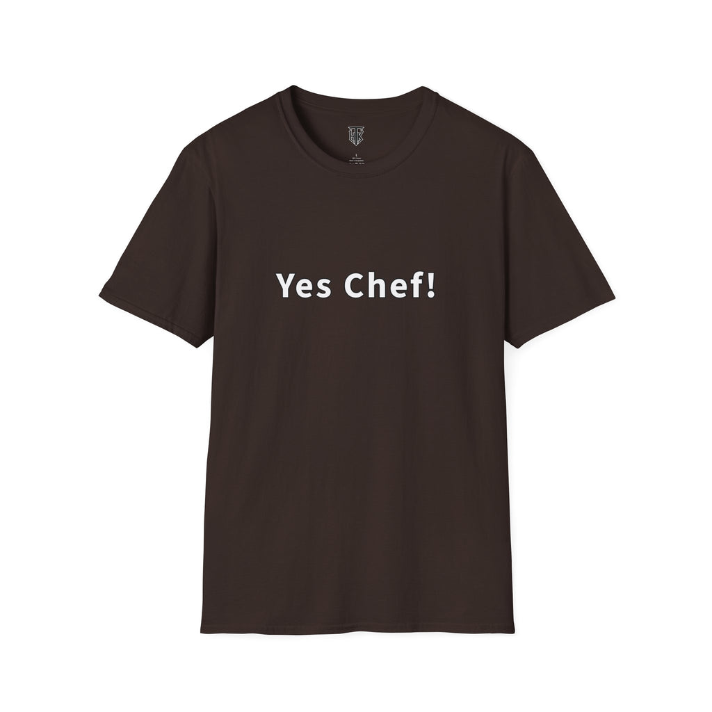 Yes Chef! T-Shirt — Funny Chef Cooking Tee for Cooks & Foodies
