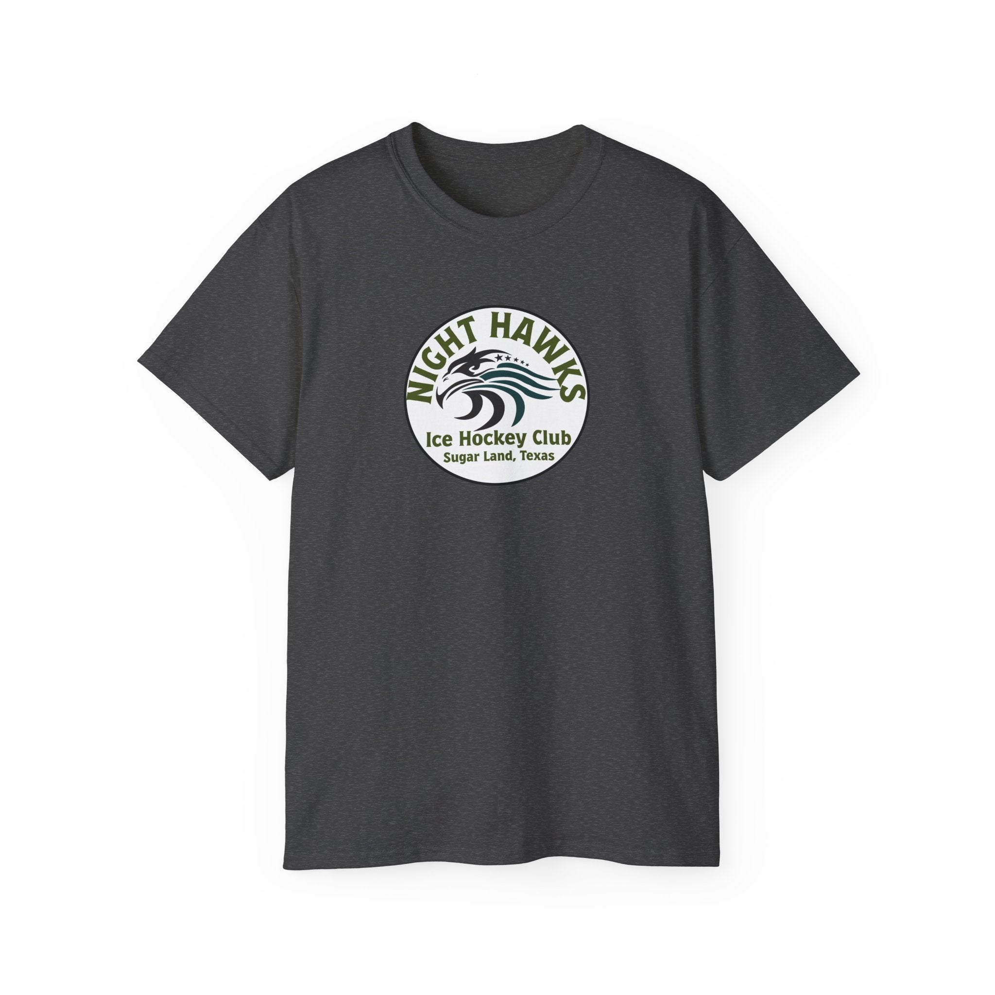 Night Hawks Ice Hockey Club Tee — Sugar Land, Texas Vintage Logo