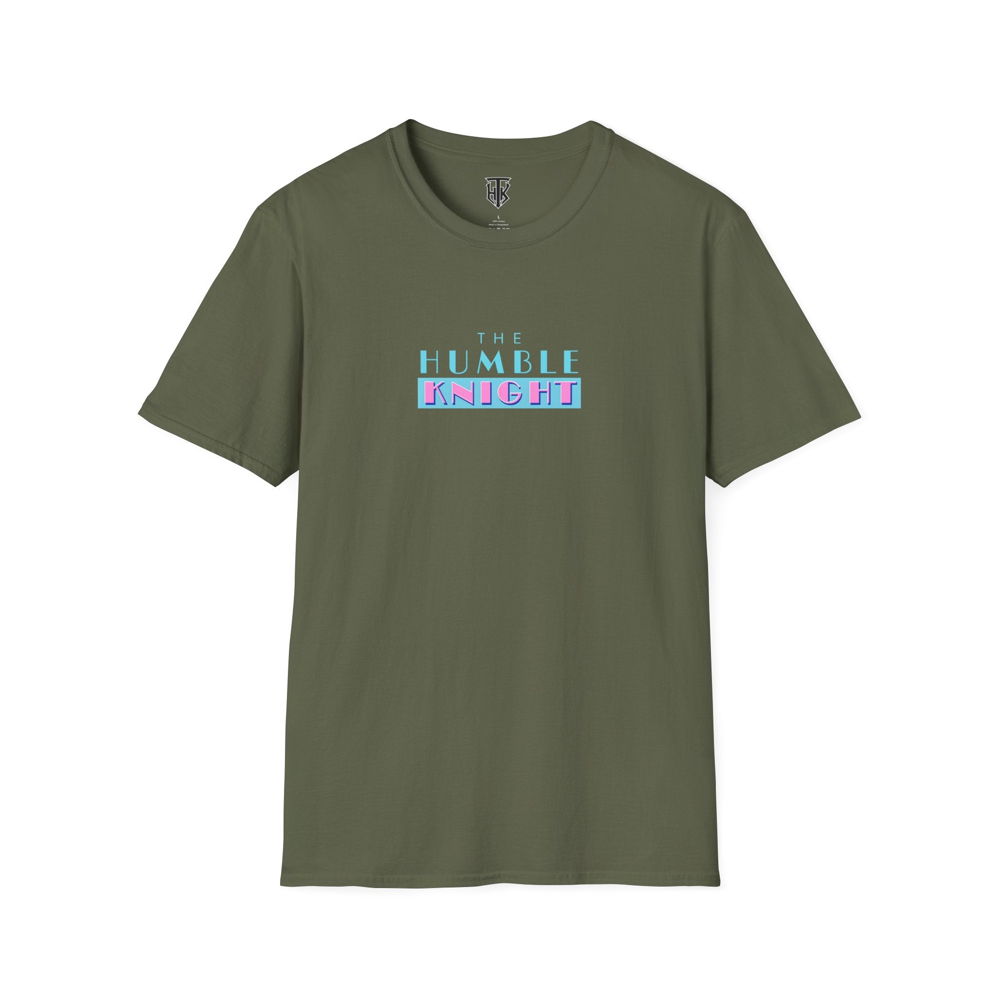 T-Shirt — "The Humble Knight" Retro Pastel Logo Tee