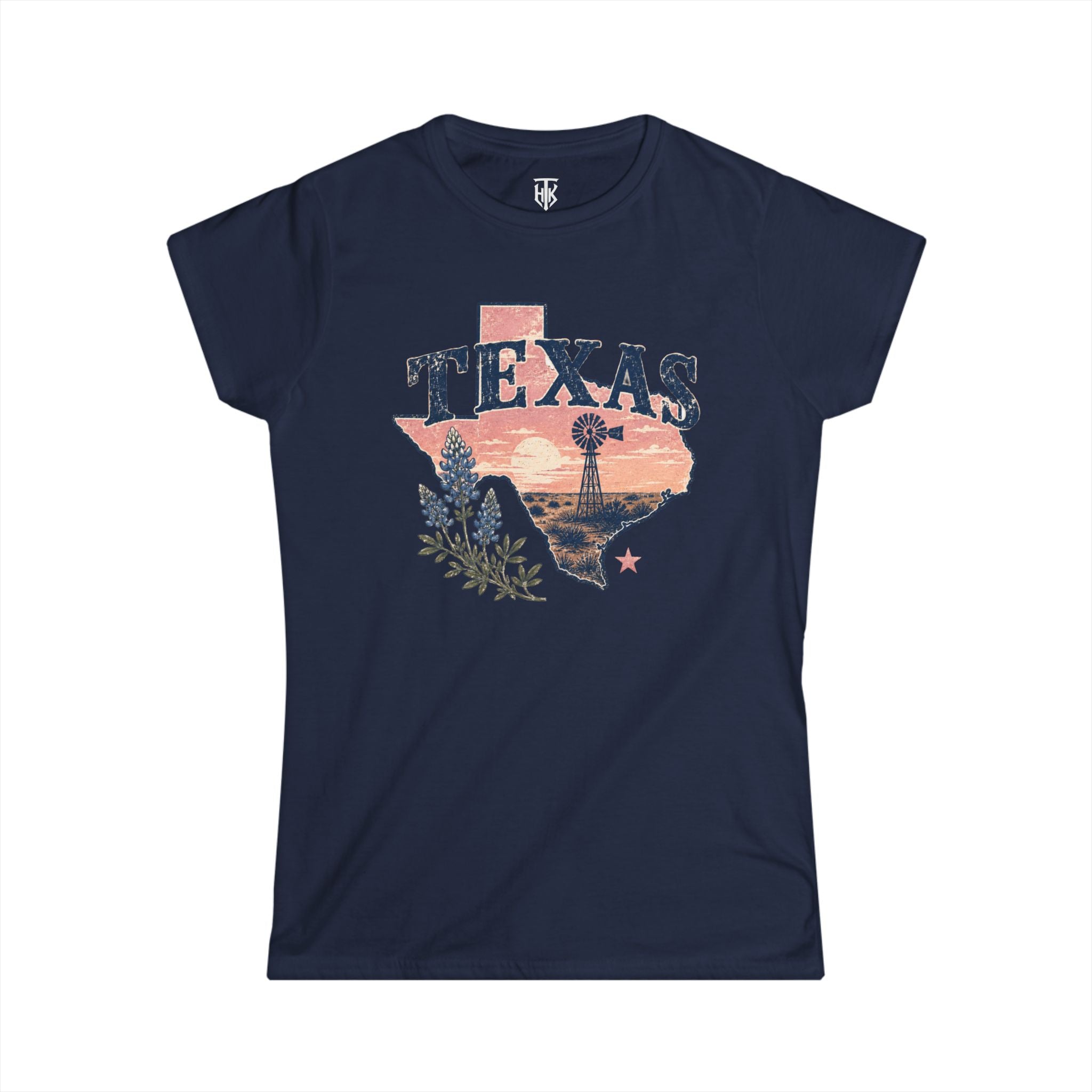 Texas Wildflower Vintage Women's Tee