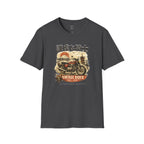 Vintage Japanese Motorcycle T-Shirt — '謙虚な騎士' Vintage Rider Graphic