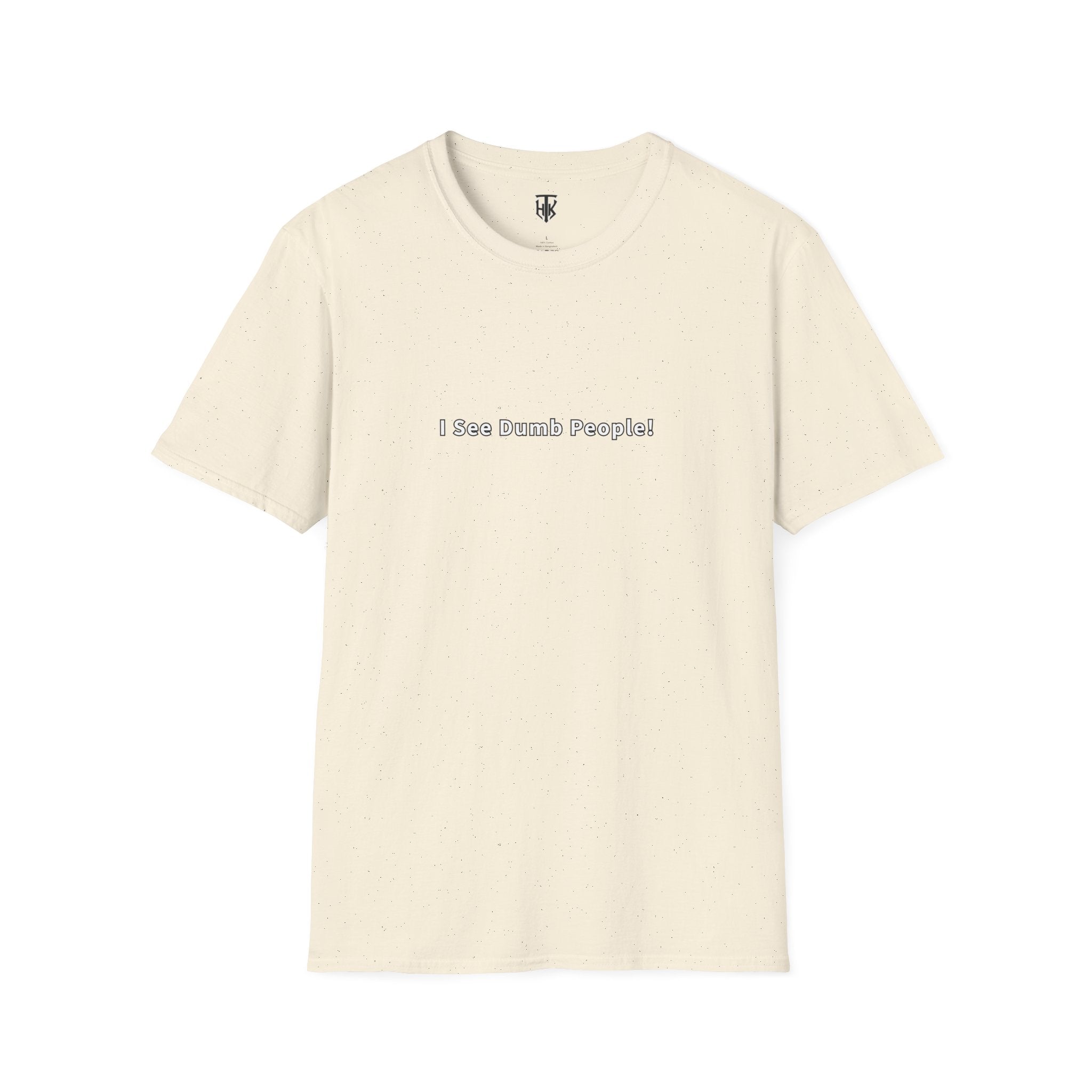 "I See Dumb People!" Minimalist Graphic Tee