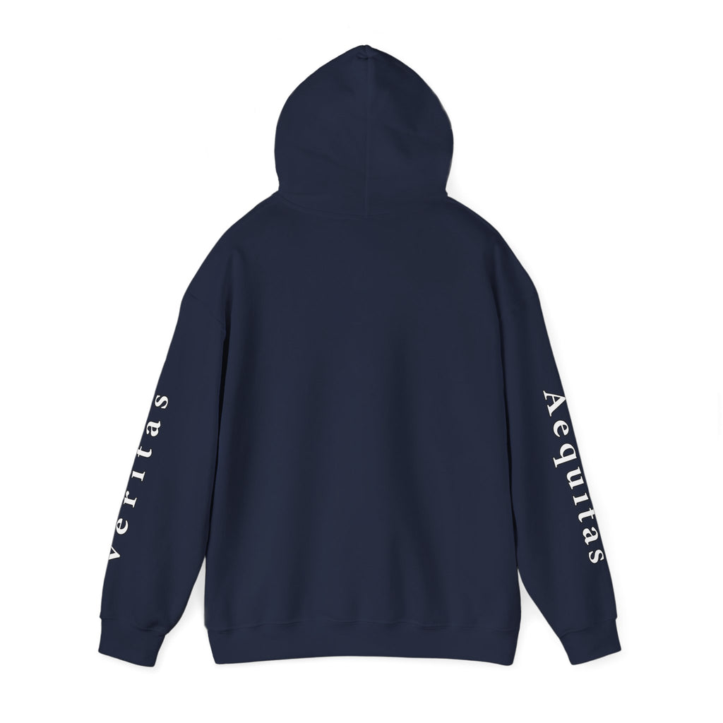 Veritas Aequitas "In Nomine Patris, et Filii, et Spiritus Sancti" Sleeve Scripture Pullover