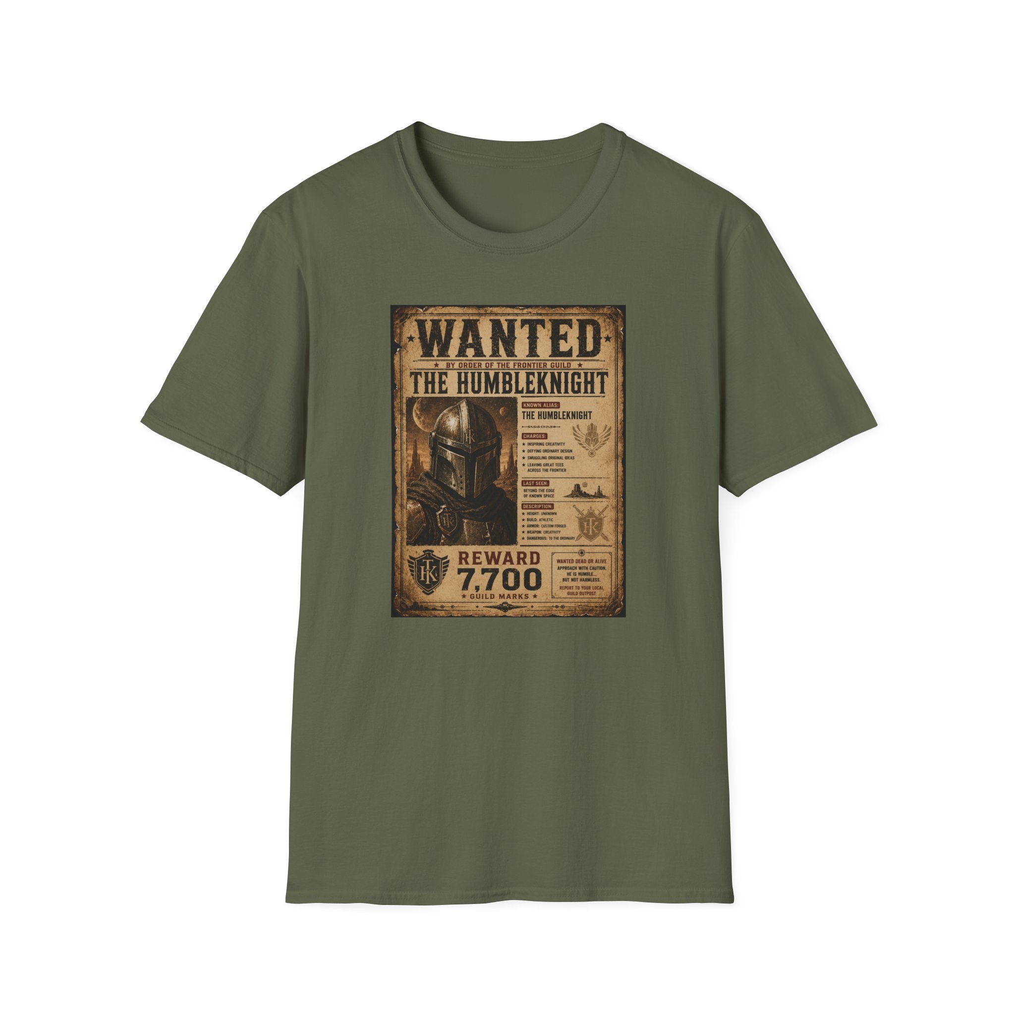 Wanted Poster 'The Humbleknight' T-Shirt