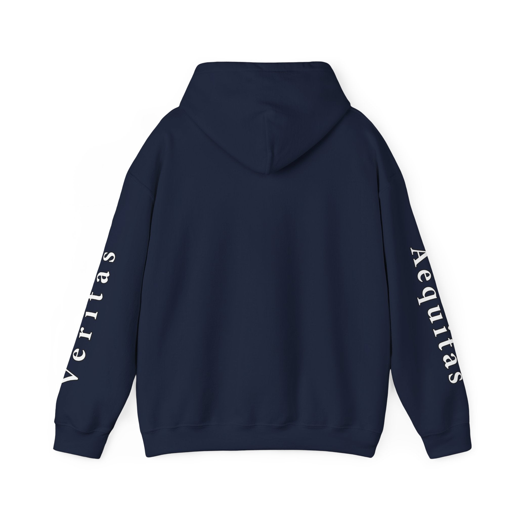 Veritas Aequitas "In Nomine Patris, et Filii, et Spiritus Sancti" Sleeve Scripture Pullover