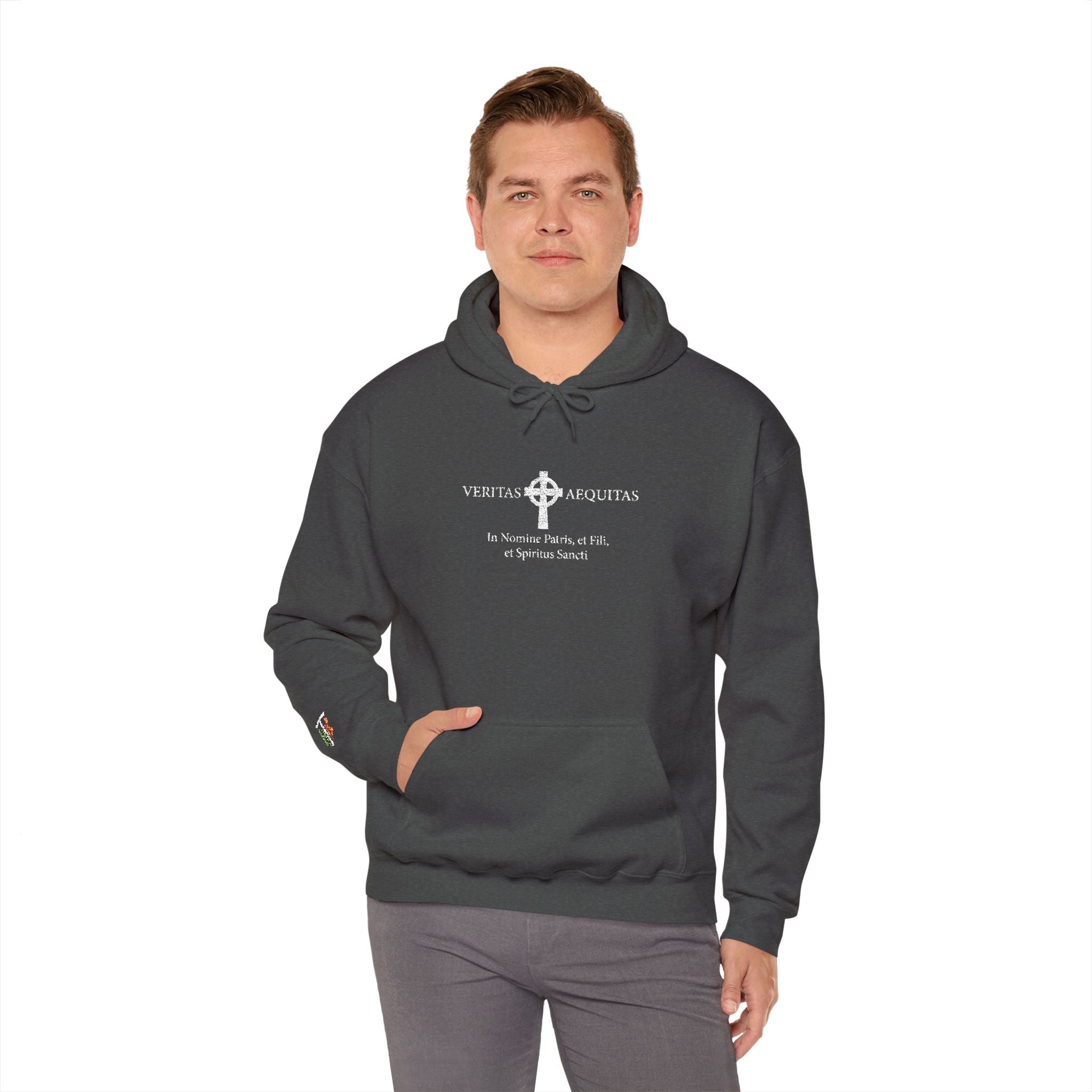 Veritas Aequitas. Embroidered Hoodie
