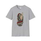 T‑Shirt — 'The Humble Knight' Skeleton Surfer Graphic Tee