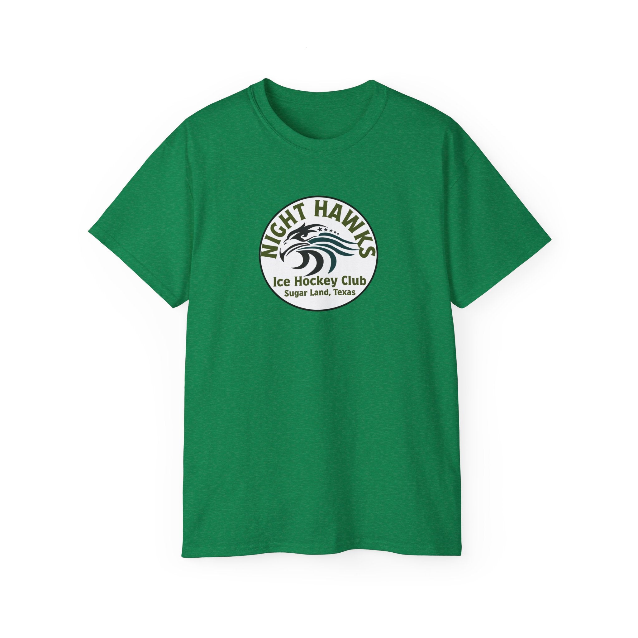 Night Hawks Ice Hockey Club Tee — Sugar Land, Texas Vintage Logo