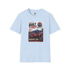 Built to Conquer Racing T-Shirt — Midnight Run Vintage Car Graphic