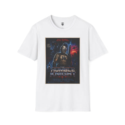 "The Humble Knight" Retro Sci‑Fi Armor Poster Tee