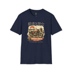 Vintage Japanese Motorcycle T-Shirt — '謙虚な騎士' Vintage Rider Graphic