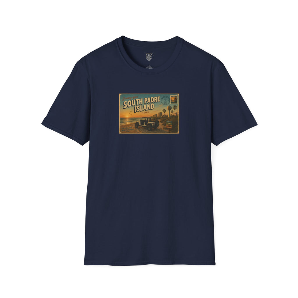South Padre Island Postcard Vintage Beach T-Shirt