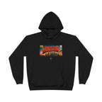 Houston Skyline Hoodie — Vintage Comic Book Design