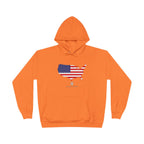 THK American Flag USA Map Hoodie