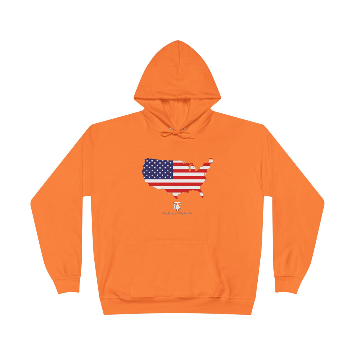 THK American Flag USA Map Hoodie