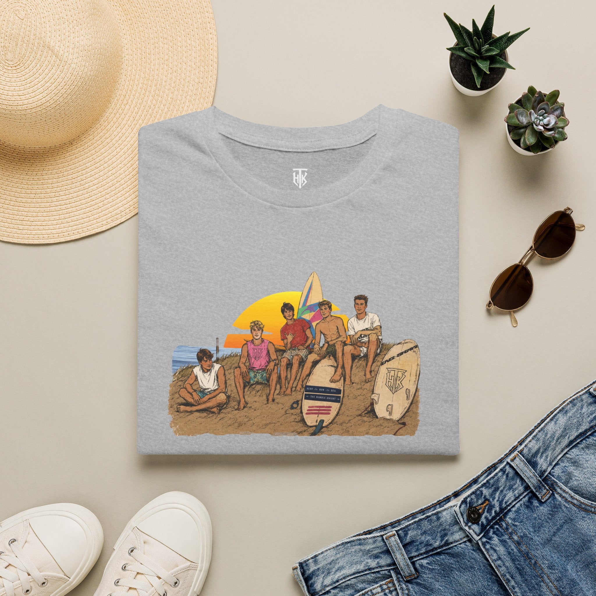 Surf Crew Graphic T-Shirt — Vintage Beach Vibes