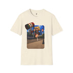 Houston Comic Hero Graphic T-Shirt – Urban Pop Art Tee | Multiple Colors