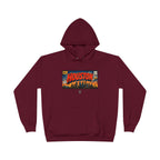 Houston Skyline Hoodie — Vintage Comic Book Design