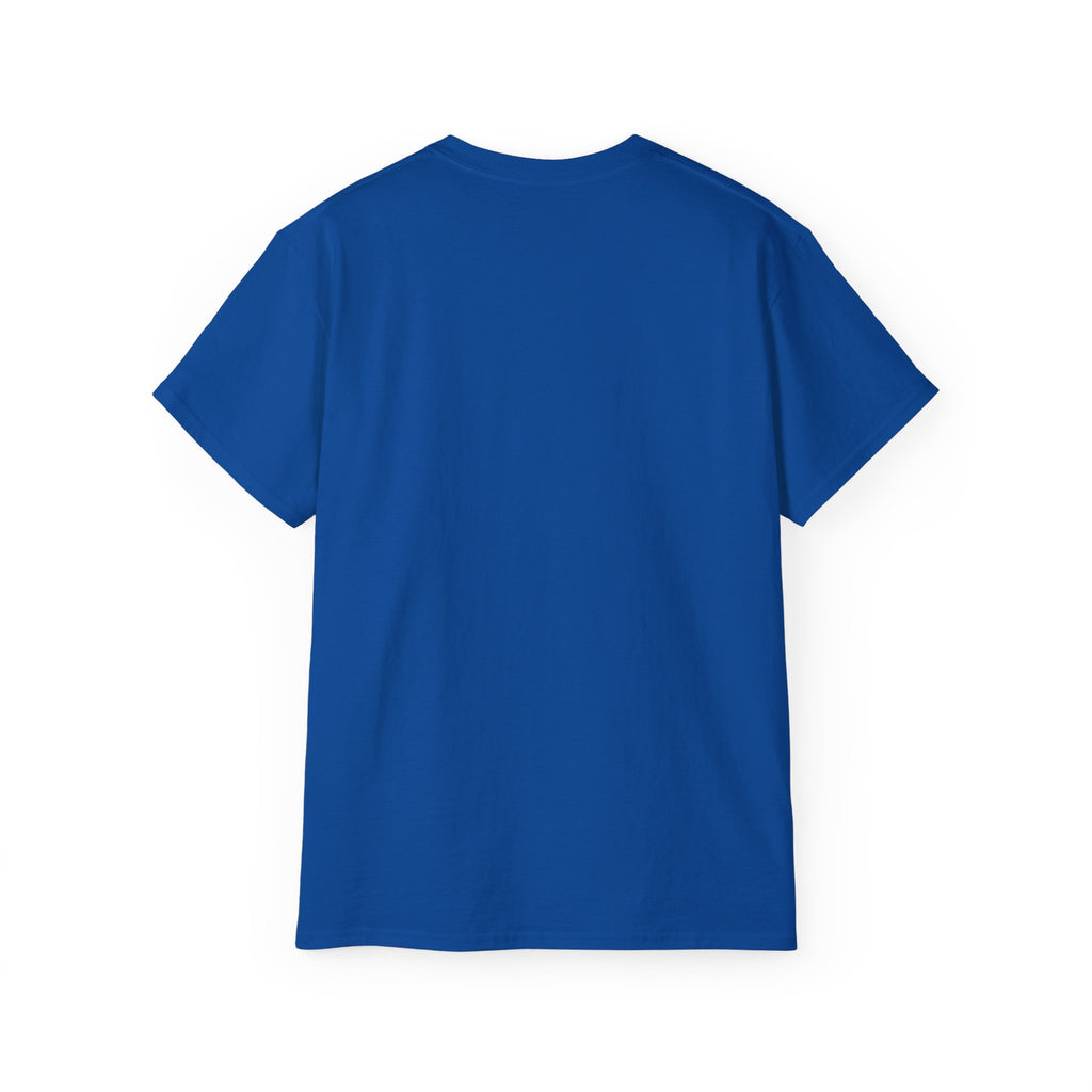 Shield Monogram Tee — Elegant Metallic Initials Graphic T-Shirt