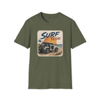 Surf Texas T‑Shirt — Retro Beach Jeep Graphic Tee