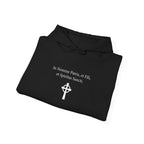 Veritas Aequitas "In Nomine Patris, et Filii, et Spiritus Sancti" Sleeve Scripture Pullover
