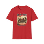 Vintage Japanese Motorcycle T-Shirt — '謙虚な騎士' Vintage Rider Graphic