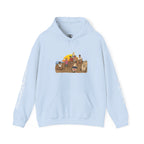 Surf Crew Vintage Sunset Hoodie — Beach Surfing Graphic Pullover
