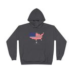 THK American Flag USA Map Hoodie