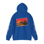 Surf Crew Vintage Sunset Hoodie — Beach Surfing Graphic Pullover