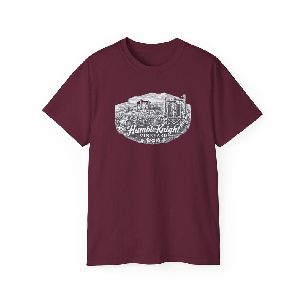 Humble Knight Vineyard Tee — Vintage Winery Graphic T-Shirt