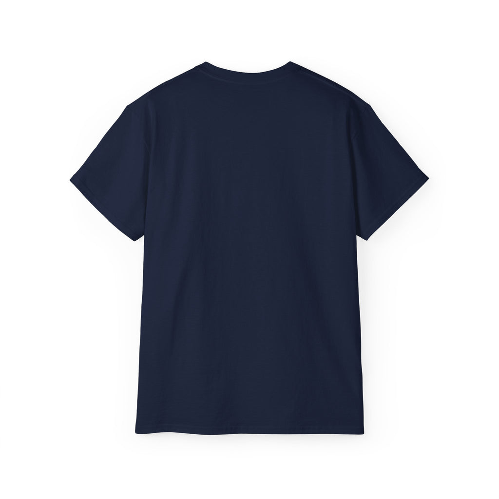 Shield Monogram Tee — Elegant Metallic Initials Graphic T-Shirt