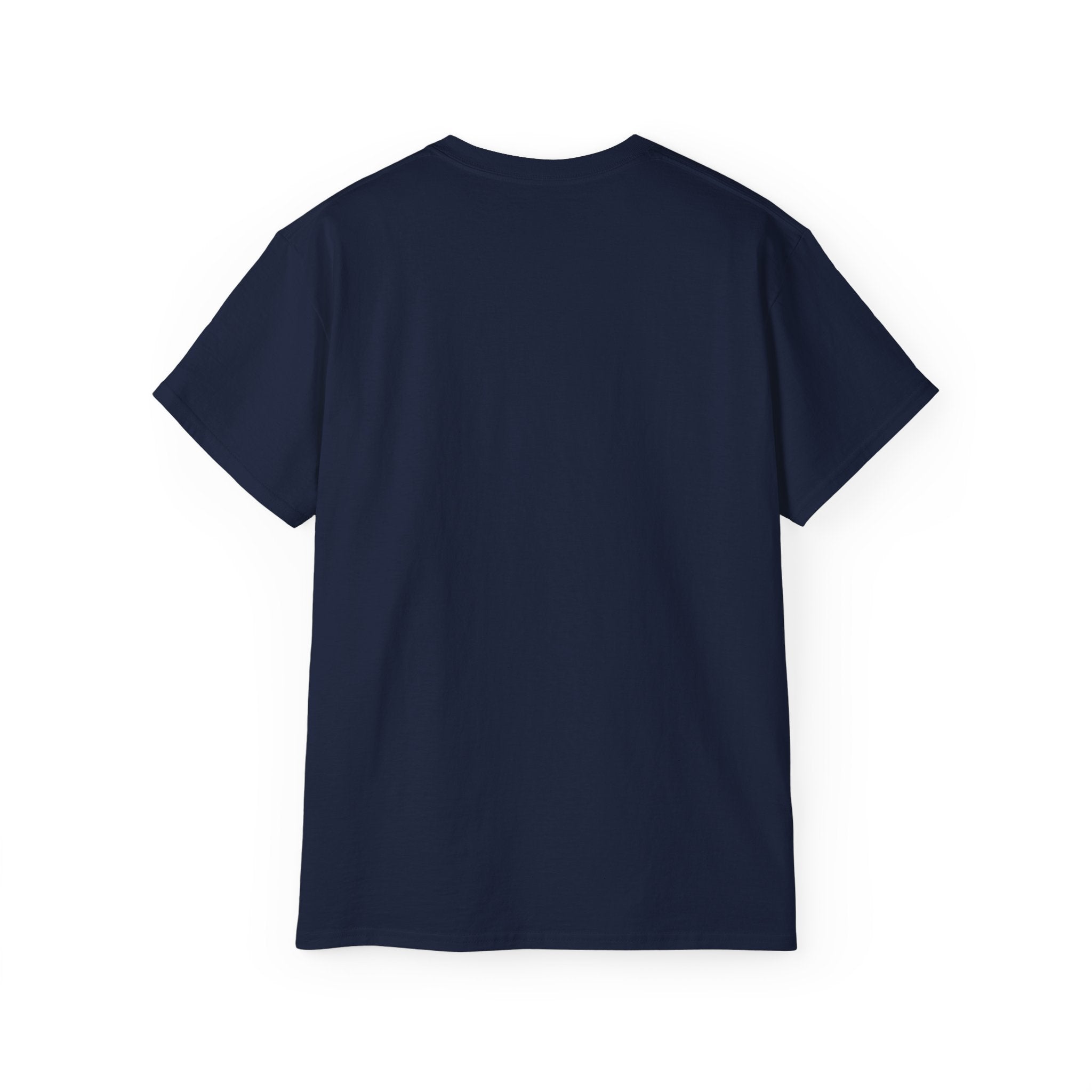 Shield Monogram Tee — Elegant Metallic Initials Graphic T-Shirt