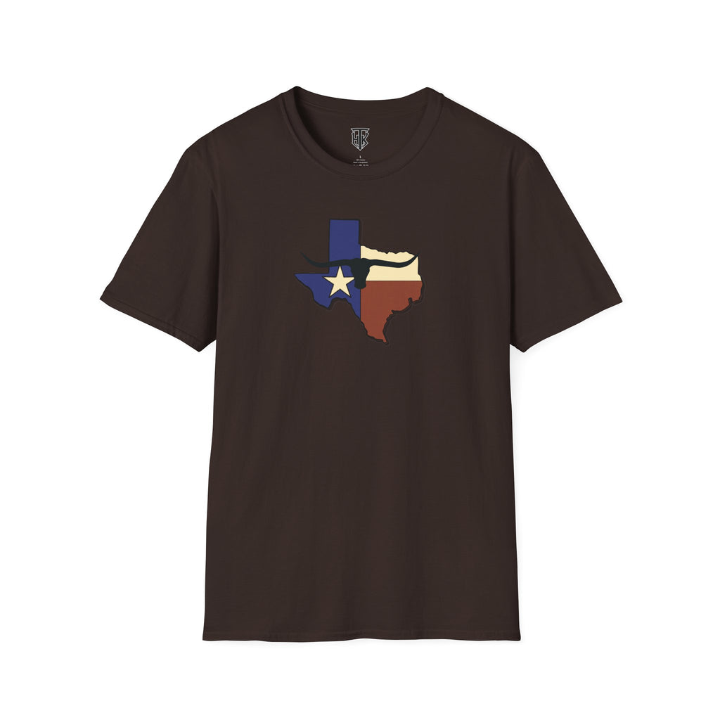 Texas Flag Outline T‑Shirt — Lone Star State Map Tee