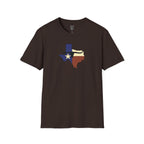 Texas Flag Outline T‑Shirt — Lone Star State Map Tee