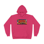 Houston Skyline Hoodie — Vintage Comic Book Design