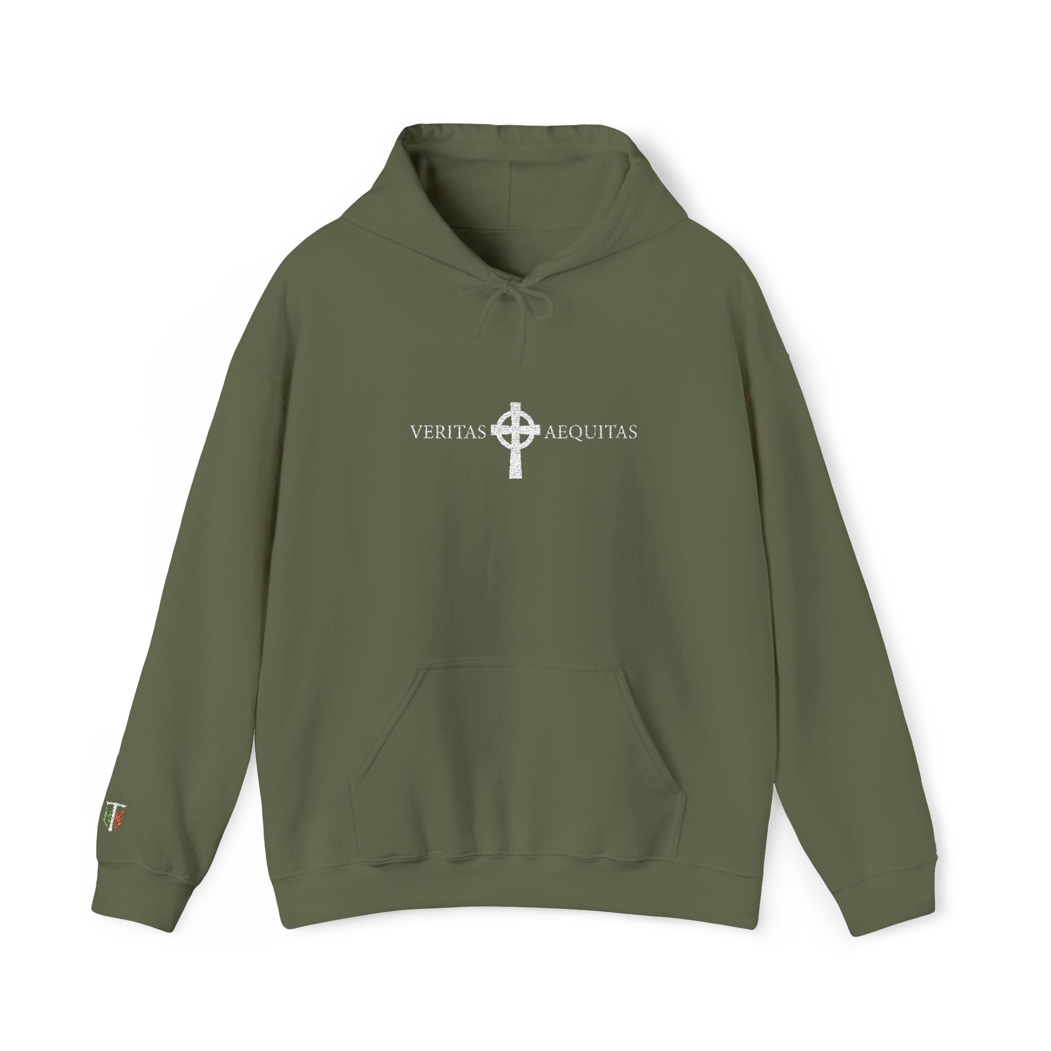 'Veritas Aequitas' Embroidered Streetwear Pullover