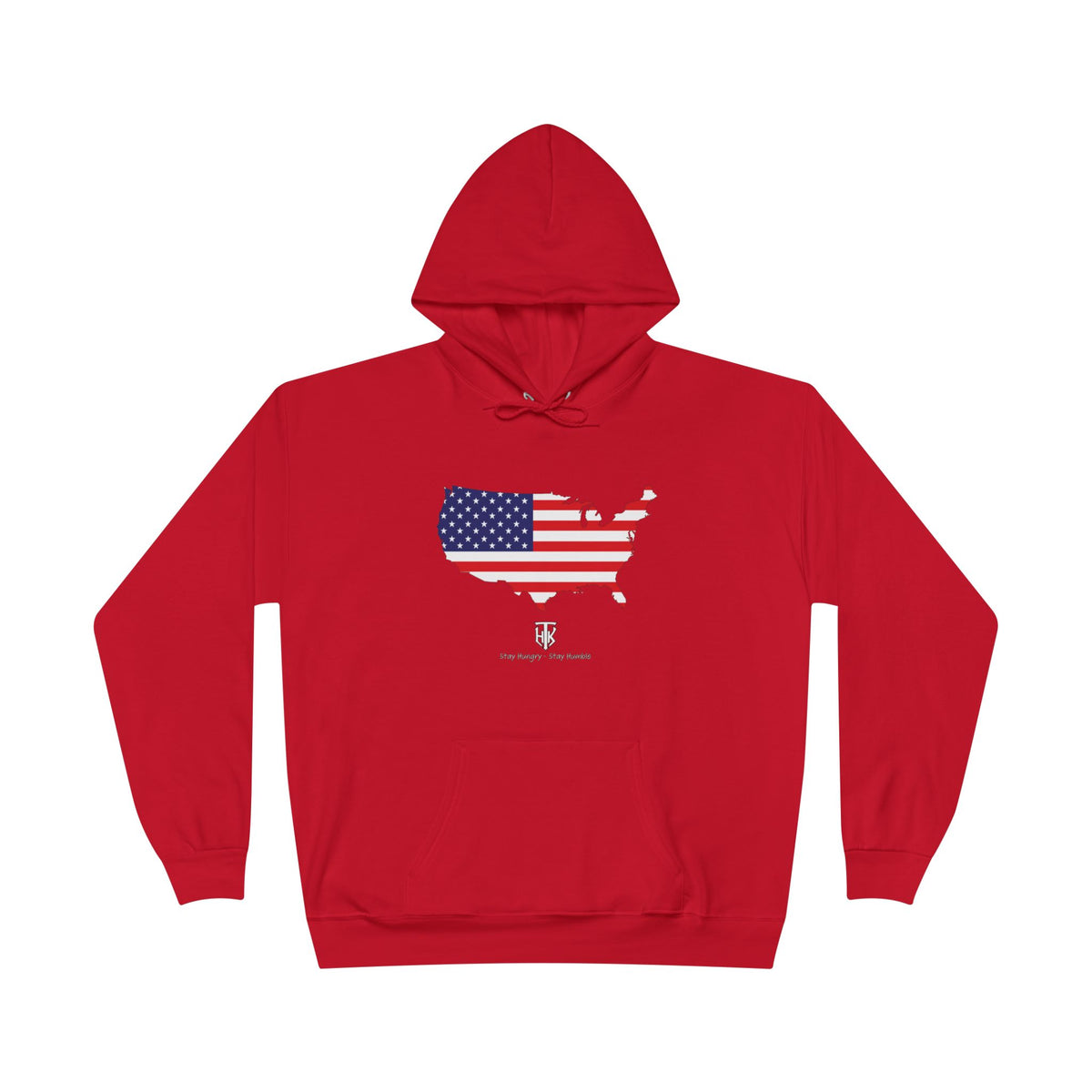 THK American Flag USA Map Hoodie