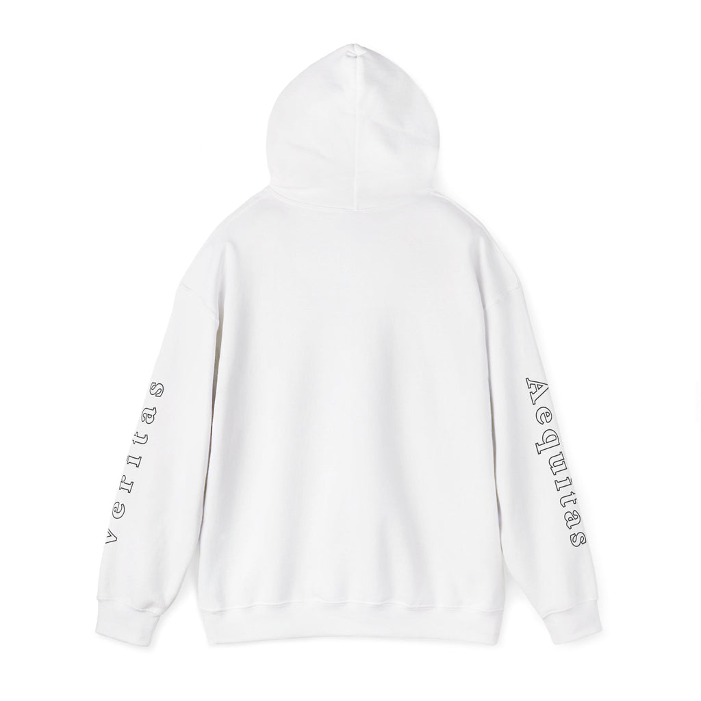 Veritas Aequitas "In Nomine Patris, et Filii, et Spiritus Sancti" Sleeve Scripture Pullover