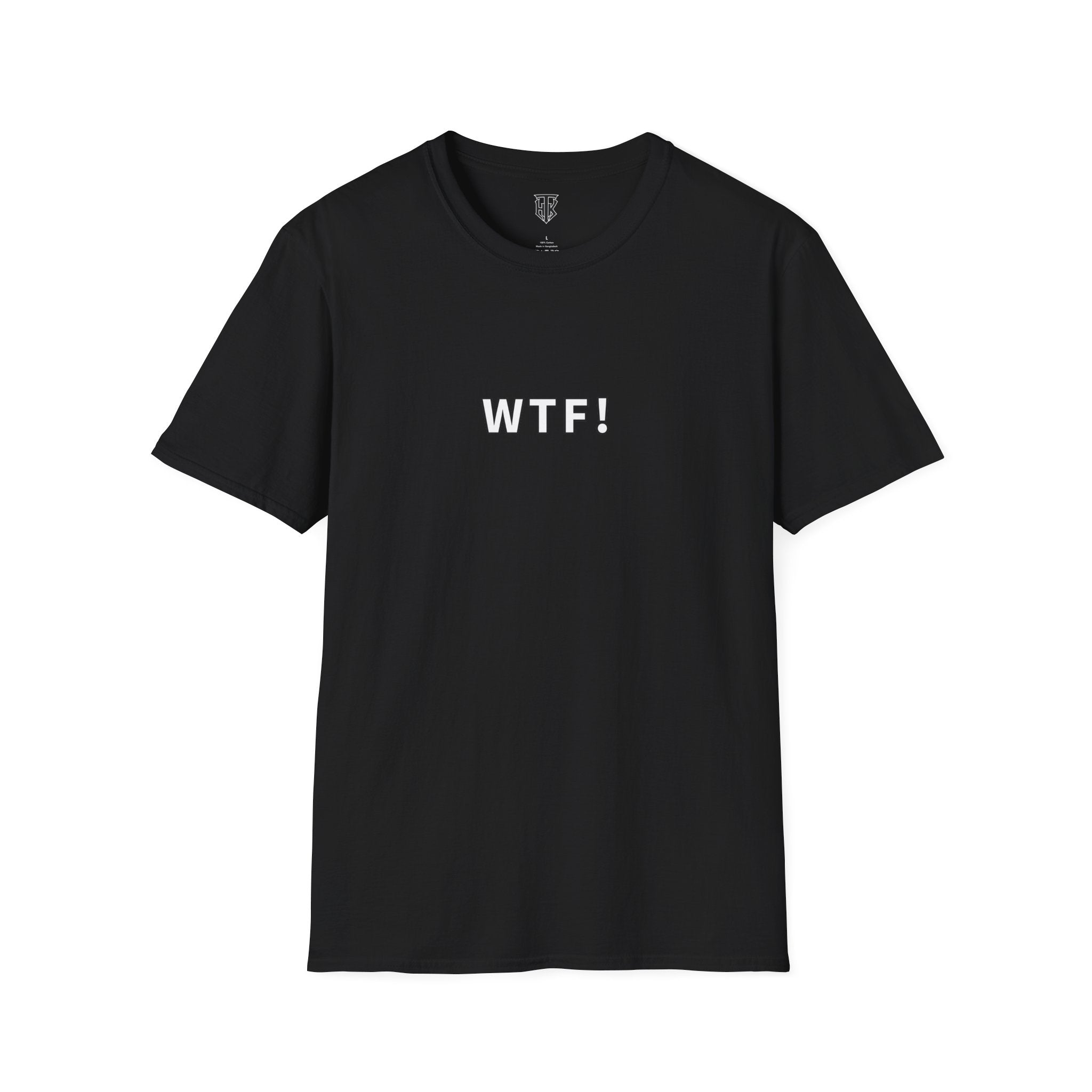 WTF! Graphic Tee — Funny Minimal Statement T-Shirt