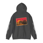 Surf Crew Vintage Sunset Hoodie — Beach Surfing Graphic Pullover