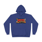 Houston Skyline Hoodie — Vintage Comic Book Design