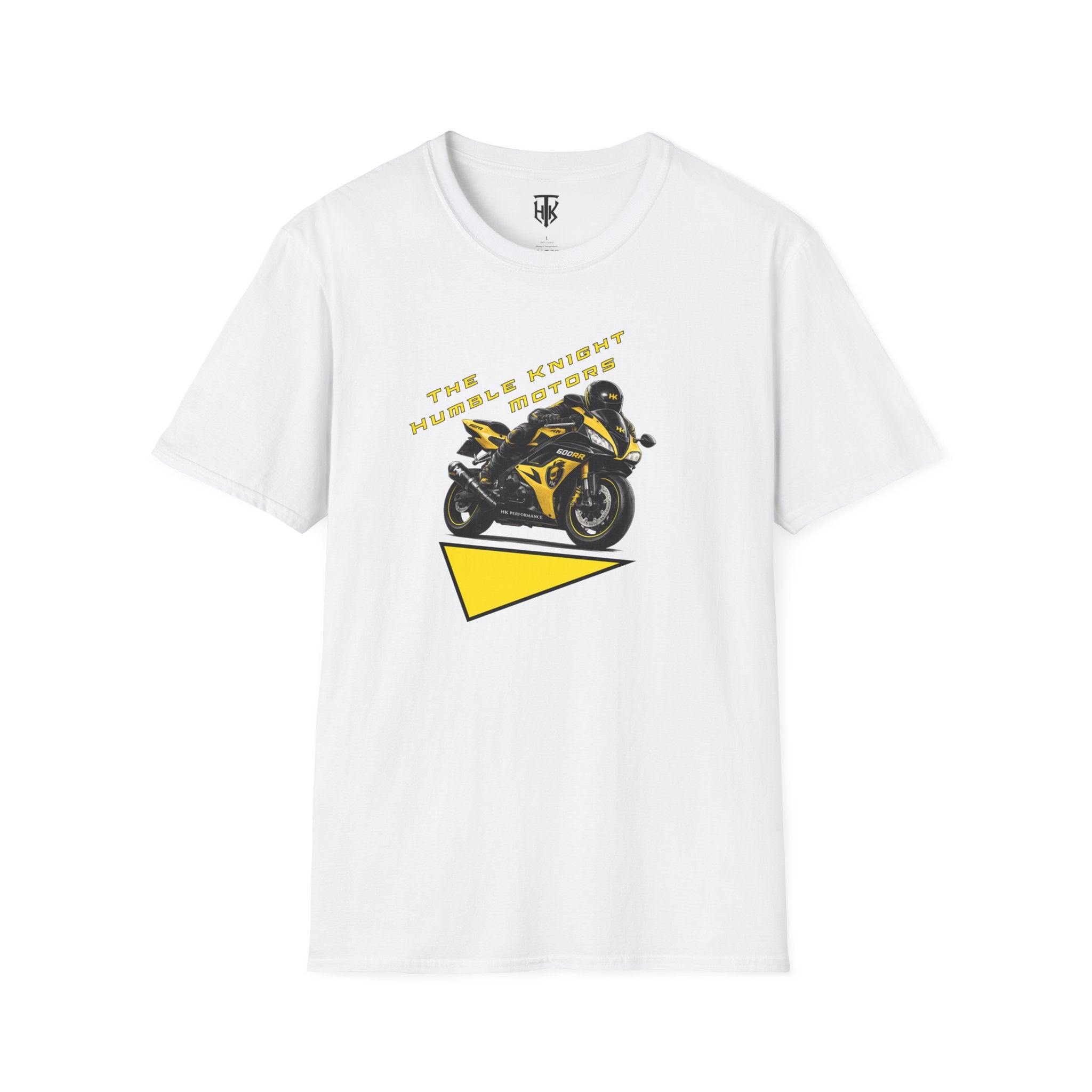 The Humble Knight Motors Yellow Sportbike Tee