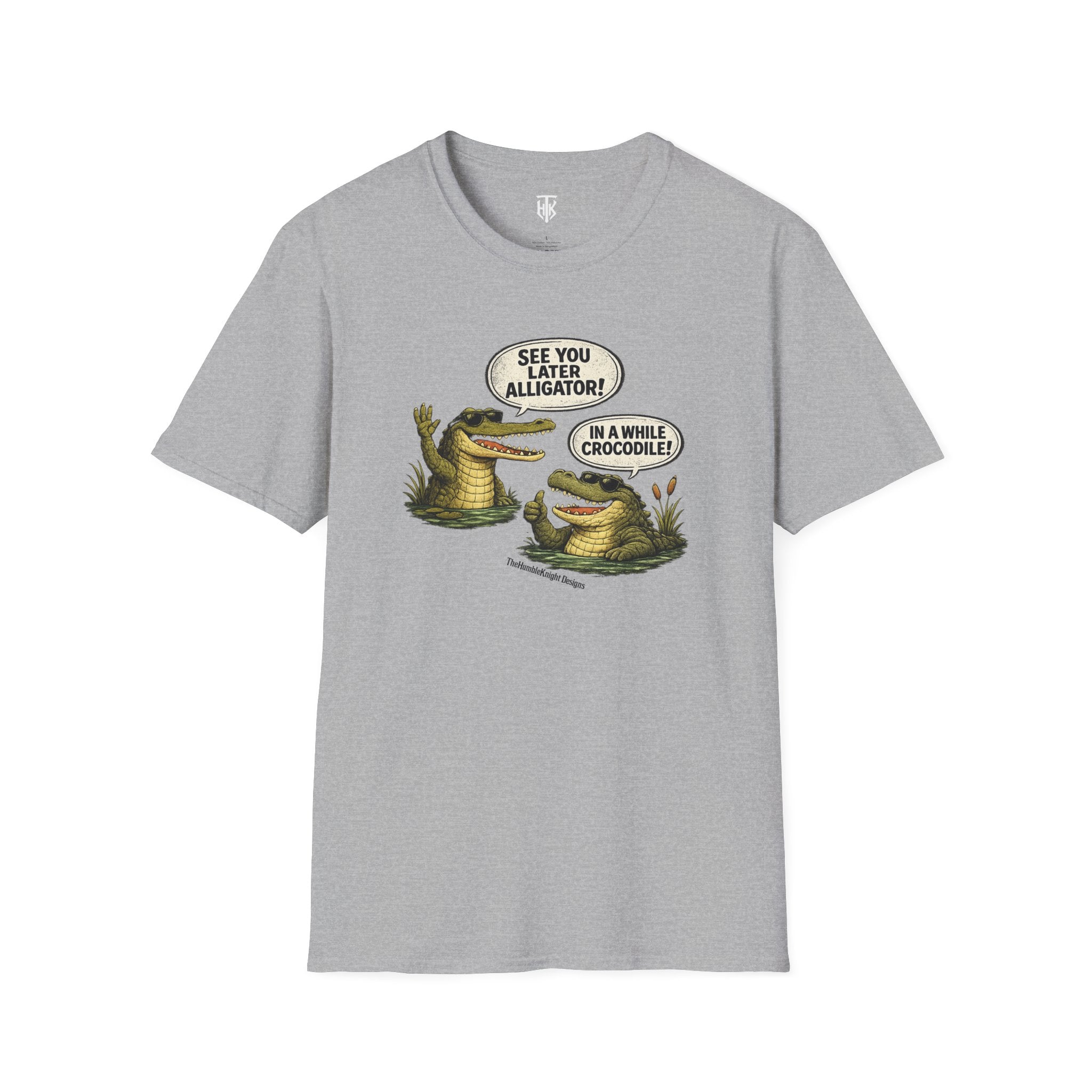 "See You Later Alligator / In A While Crocodile" Retro Graphic Tee