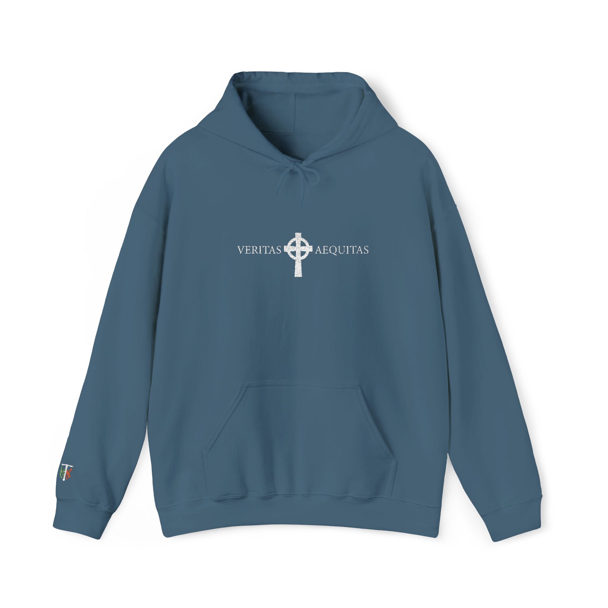 'Veritas Aequitas' Embroidered Streetwear Pullover